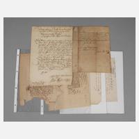 Konvolut historische Briefe Sachsen/Thüringen111