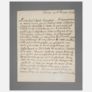 Brief Maria Theresia 1748