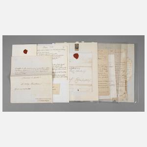 Konvolut historische französische Briefe