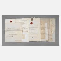 Konvolut historische französische Briefe111