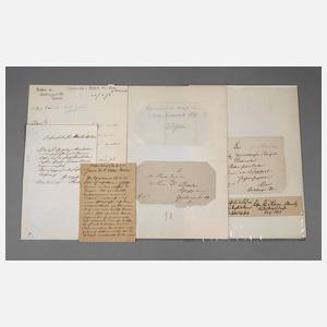 Konvolut historische Papiere/Briefe 19./20. Jh.