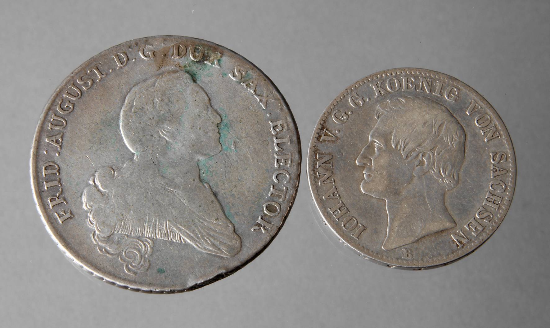 Konvolut Taler/Ausbeutetaler Sachsen