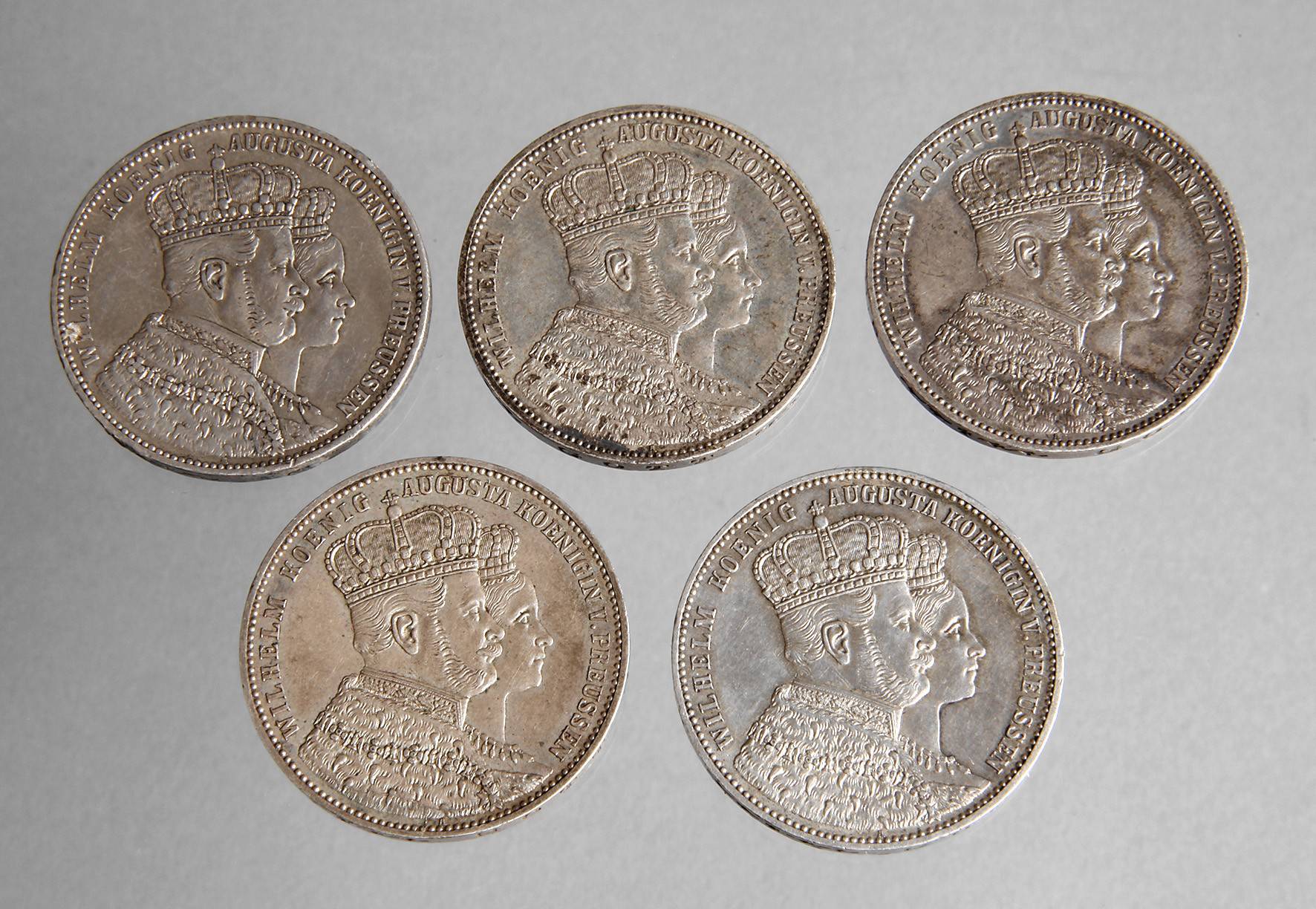 Konvolut Krönungstaler