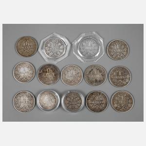 Konvolut Markstücken Kaiserreich