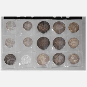 Konvolut Reichsmark Preußen