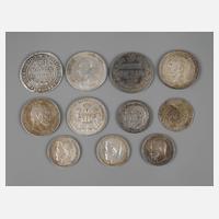 Konvolut Silbermünzen111