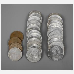 Konvolut Gedenkmünzen DDR