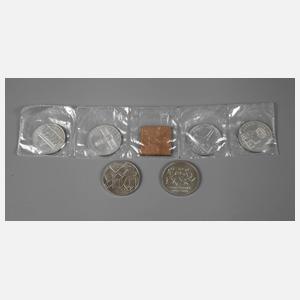 Konvolut DDR-Gedenkmünzen