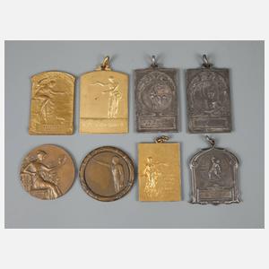 Konvolut Siegerplaketten Belgien