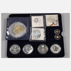 Konvolut Gedenkprägungen