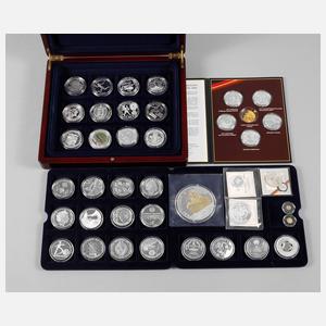 Konvolut Gedenkprägungen