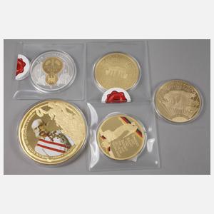 Konvolut Gedenkprägungen