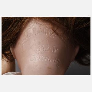 Ernst Heubach große Porzellankopfpuppe