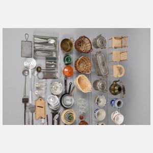 Großes Konvolut Puppenküchenzubehör