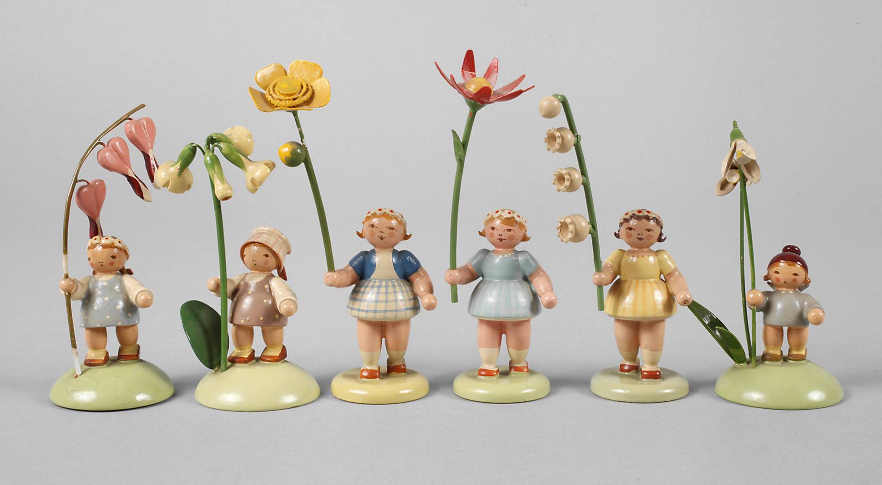 Konvolut Blumenkinder Erzgebirge