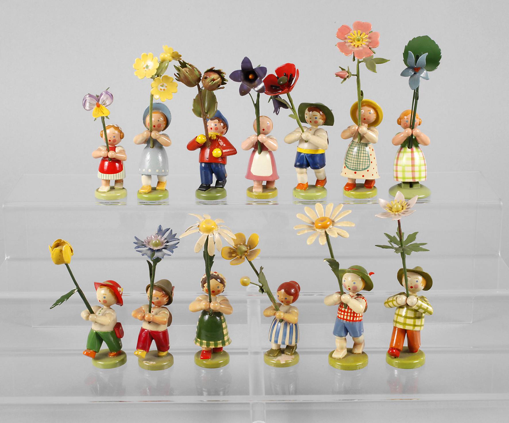 Weha-Kunst Konvolut Blumenkinder