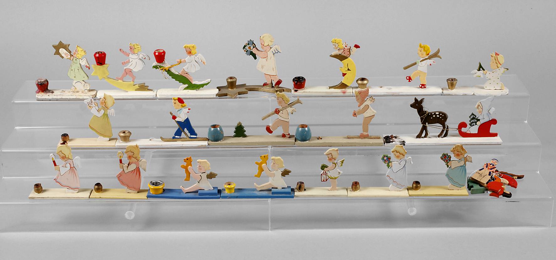 Konvolut Kerzenhalter Erzgebirge