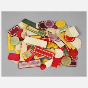 Konvolut Spielmarken Bein