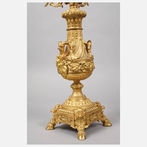 Prächtige Uhrengarnitur Lerolle Fréres