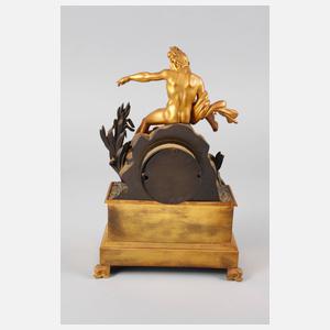 Bronzependule Poseidon