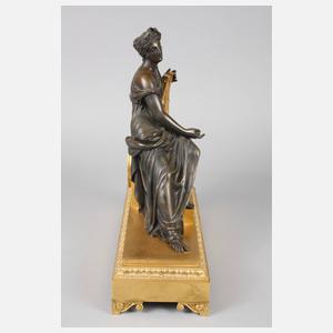 Figurenpendule Biedermeier