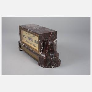 Kleine Kommodenuhr Art déco