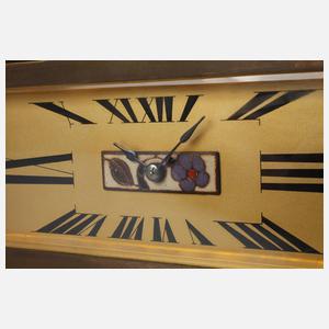 Kleine Kommodenuhr Art déco