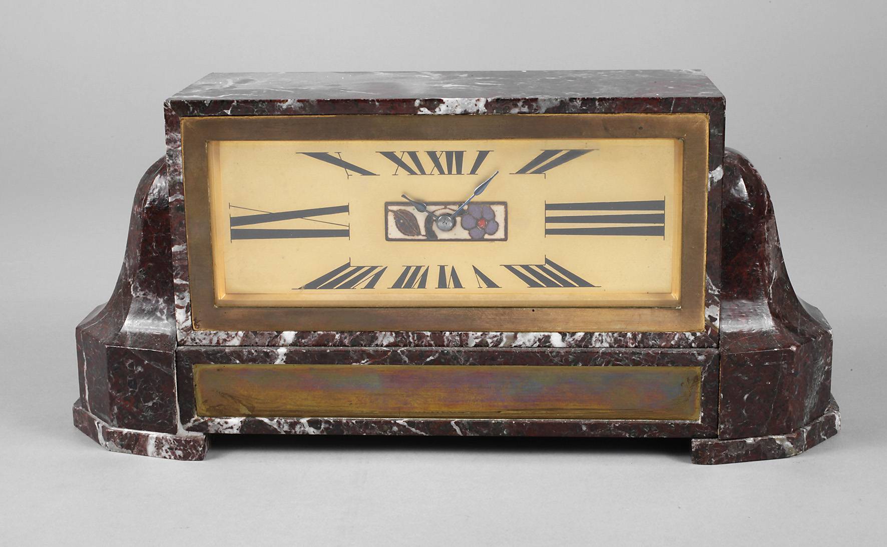 Kleine Kommodenuhr Art déco
