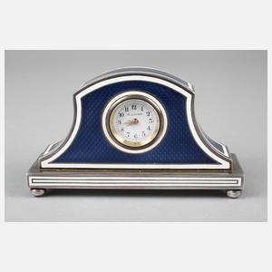 Feine emaillierte Tischuhr