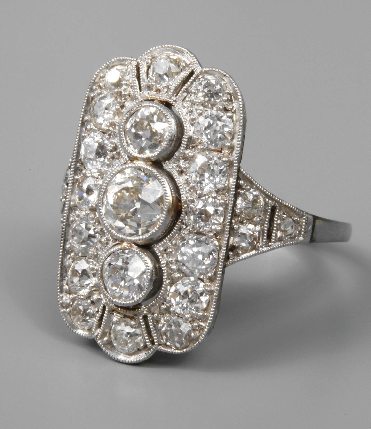 Diamantring ca. 1,7 ct