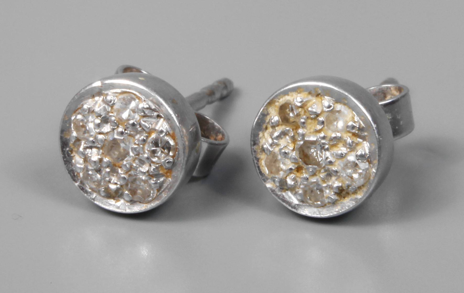 Paar Diamantohrstecker