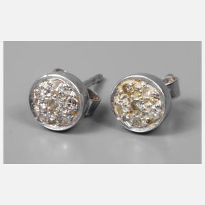 Paar Diamantohrstecker