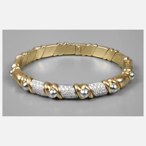 Armspange mit Brillantbesatz