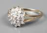 Damenring mit Diamantbesatz
