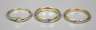Drei Ringe mit Brillanten