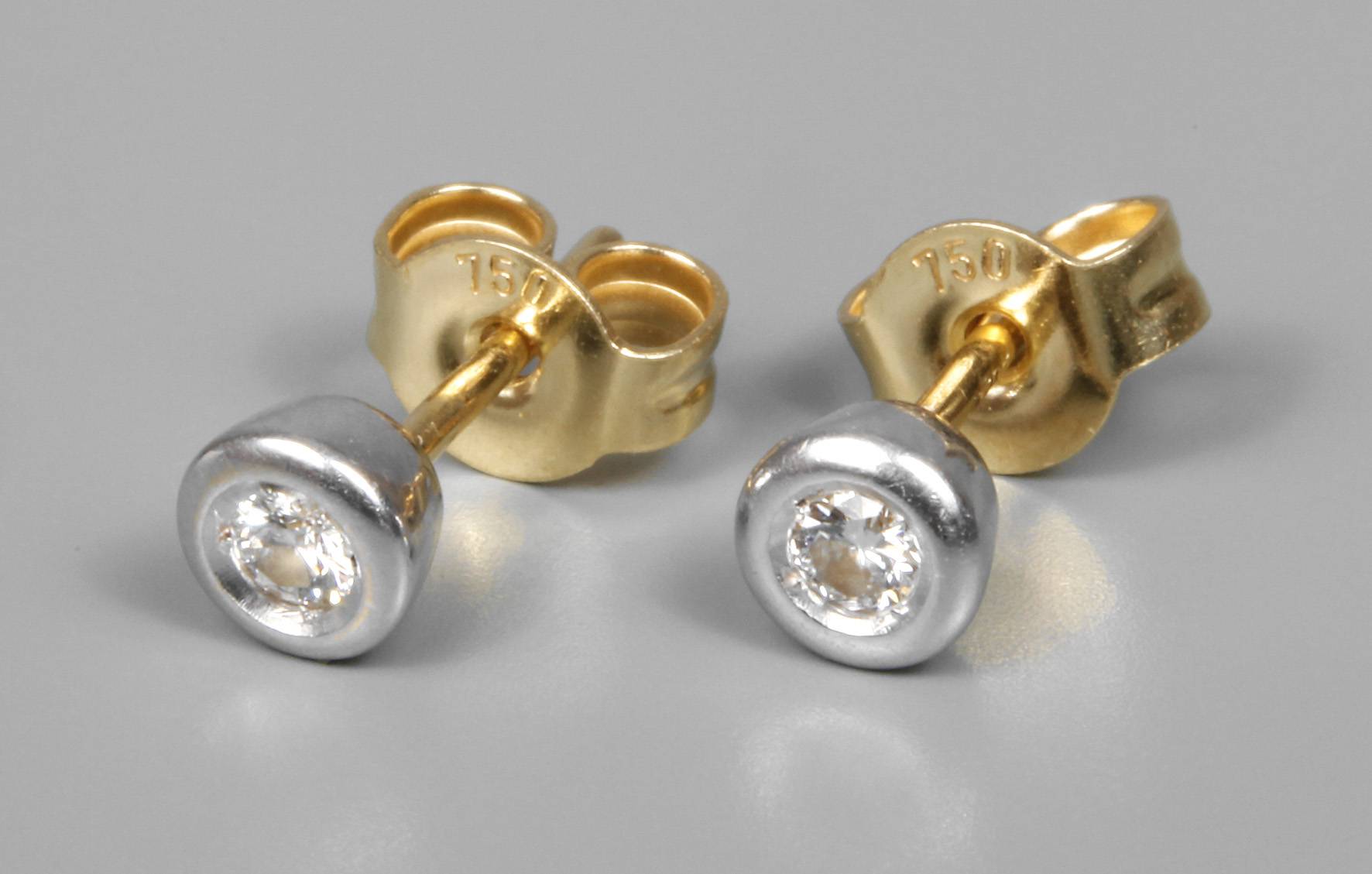 Paar Brillantohrstecker