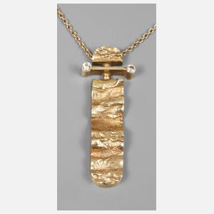 Moderner Anhänger mit Brillanten