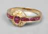 Damenring mit Rubinen