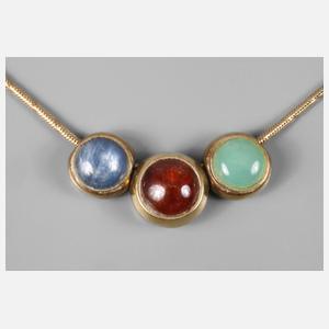 Collier mit Steinbesatz