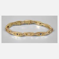 Armband mit Saphiren und Brillanten111