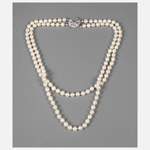 Zweireihiges Perlencollier