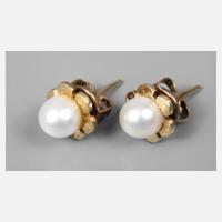 Paar Ohrstecker mit Perlen111