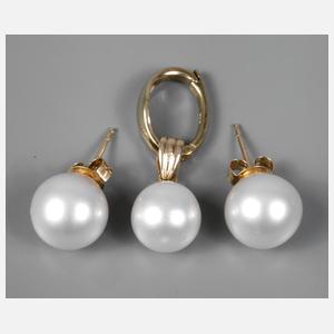Schmuckset mit Zuchtperlen