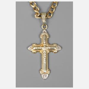 Kreuzanhänger an Kette