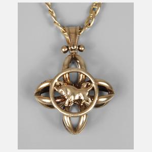 Sternzeichenanhänger an Kette