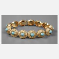 Armband mit Türkisen111