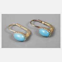 Paar Ohrringe mit Türkisen111