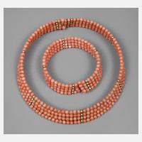 Schmuckset Engelshautkoralle111