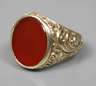 Massiver Herrenring mit Karneol