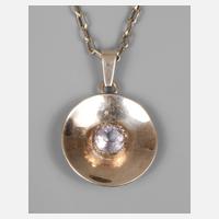 Amethystanhänger an Kette111